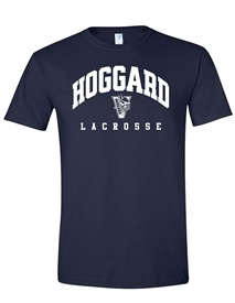 Hoggard Lacrosse Navy Soft Style Cotton T - Orders due Monday, November 20, 2023